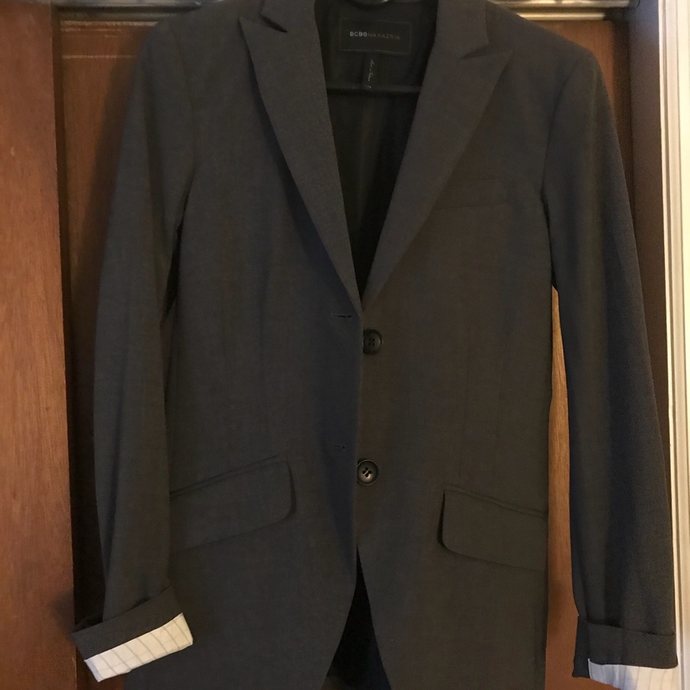 Gray sports jacket